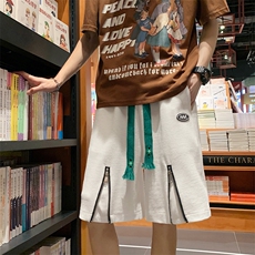 特P35高品质华夫格夏季新款个性百搭拉链短裤沙滩中裤XDK228，男装牛仔裤，电商B370