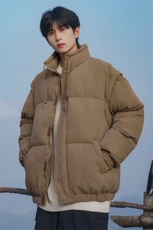 可拆卸袖子D2130-TP130控价178冬Cityboy两穿棉衣可二开外套男，男装棉衣，电商A102-1