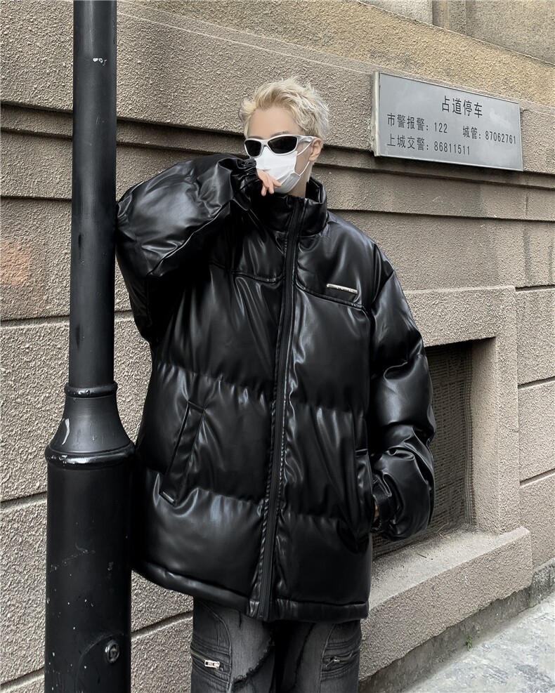 DM8024-P88美式街头字母刺绣棉服秋冬男女加厚嘻哈面包服外套设计,男装棉衣,星座603-2
