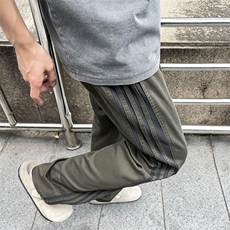 三杠条纹裤男款夏季薄款美式高街运动休闲裤直筒工装裤B8533-p35，男装休闲裤，星座1008