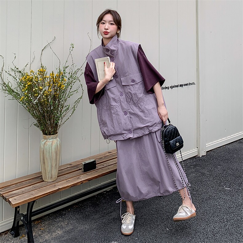 春款休闲工装马甲三件套2D151-2517-P225-K308,女装套装/套裙,2D151