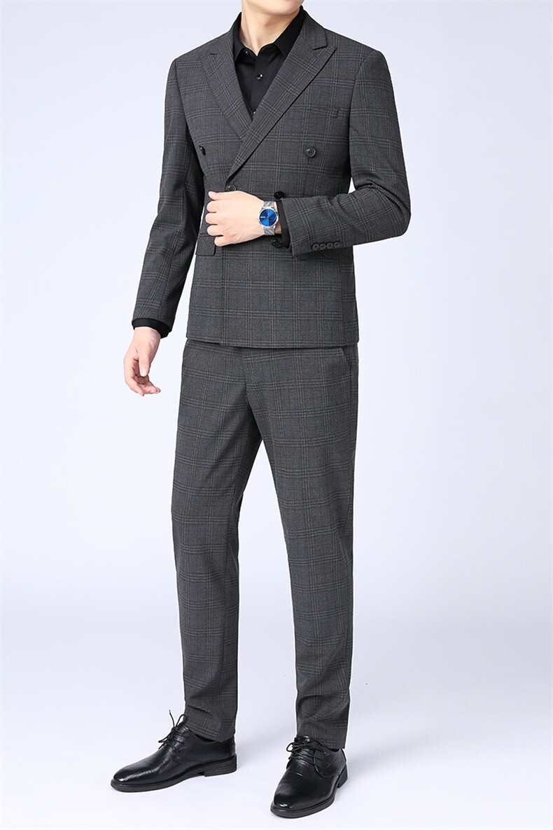 GDN5161四季款新款男士礼服西装修身商务休闲男装西服三件套装,男装西服套装,电商B360
