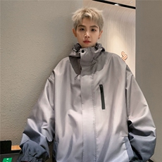 1港风山系防水渐变大码M-5XL夹克男聚酯纤维JK77088P85控128，男装夹克，星座226-2