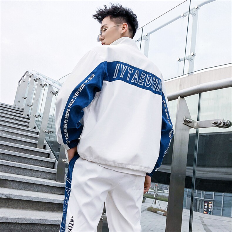 男士春装外套2021新款休闲运动套装潮流卫衣一套衣服DS367T,男装卫衣,电商A102