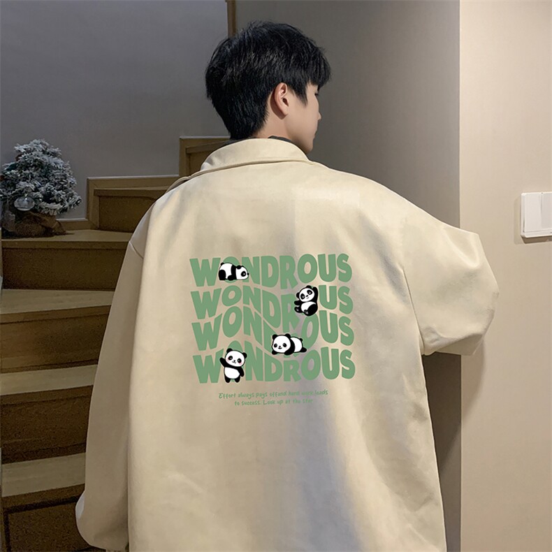 麂皮绒夹克男大码立领褂子外套JK85376-P68加绒款-P78,男装夹克,电商A040