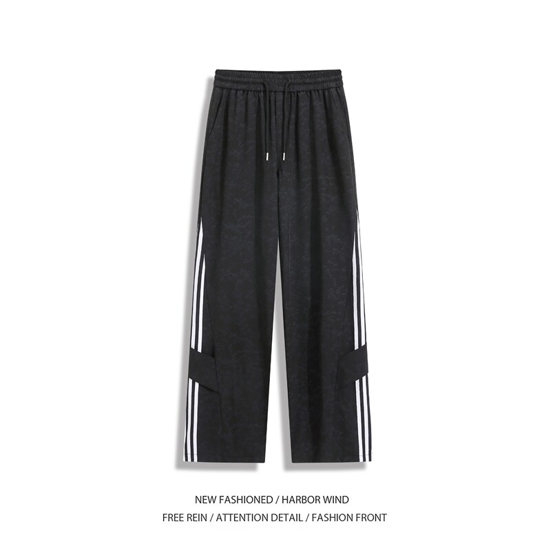 夏季新款扎染条纹拼接设计潮流百搭休闲裤B315-K25469-特p35控68,男装休闲裤,电商B315