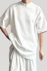 现货-主推设计感潮牌短袖T恤男个性半袖上衣A351-AT2473-P45，男装T恤，电商A351