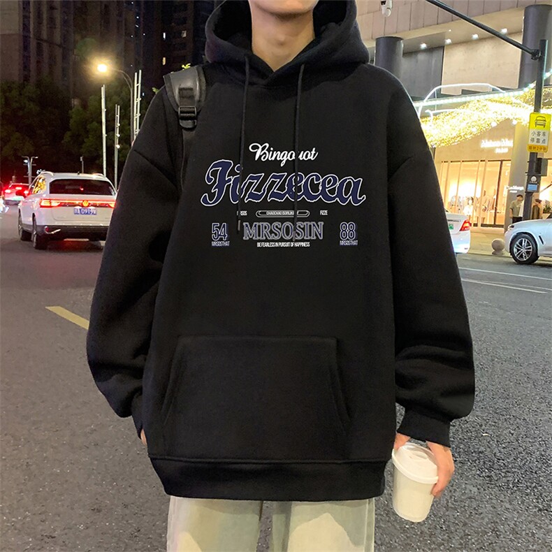 CM122卫衣男新款休闲美式外套宽松重磅纯棉大码长袖帽衫,女装短外套,星座304A