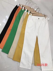 彩色牛仔裤,女装牛仔裤,艺尚丽人