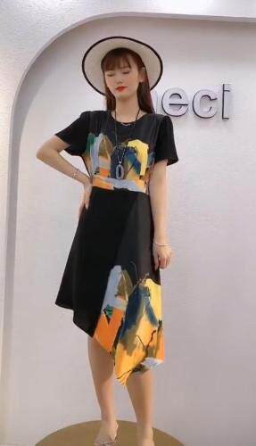 夏季新款连衣裙，女装连衣裙，禾瓷