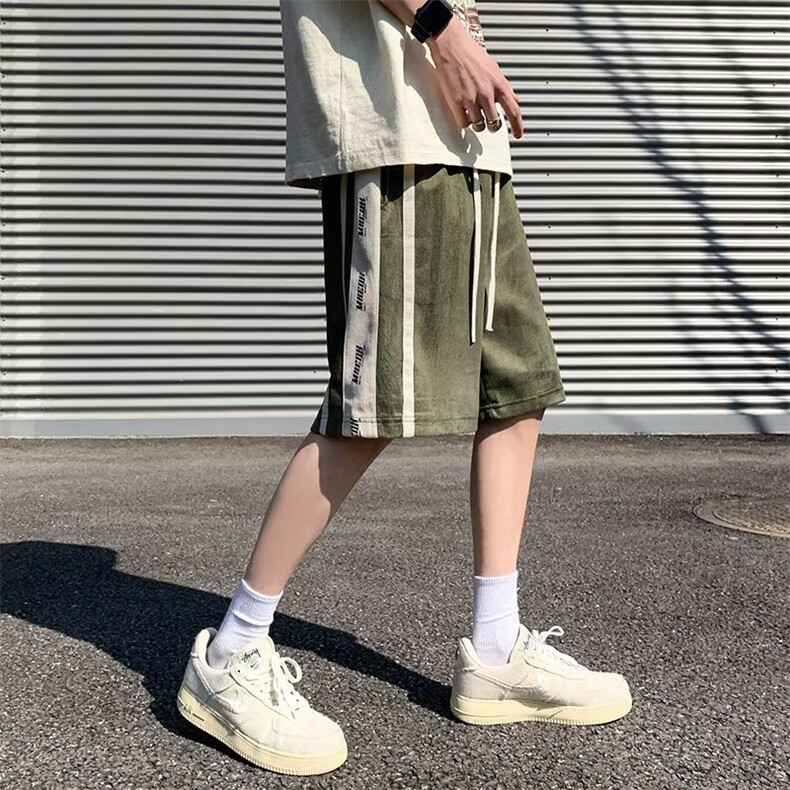 微弹宽松型五分裤潮青春流行夏季时尚潮牌运动裤气质K953-P35图片