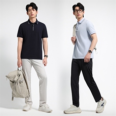 2025夏季新款高品质7A抑菌短袖高级感翻领Polo衫2270-P48控80，男装T恤，电商D342