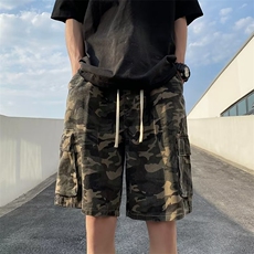 高腰男ins休闲裤时尚潮牌五分裤新款潮宽松型夏季运动裤DK39P38，男装休闲裤，星座410-2
