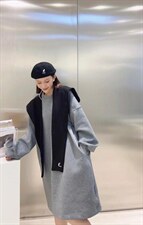 韩版卫衣裙两件套，女装卫衣/绒衫，玩美