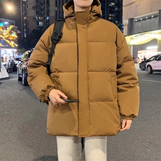 光板二开冬季连帽男士棉衣加厚保暖休闲棉袄棉服A266-MY2503-P65，男装棉衣，电商A266
