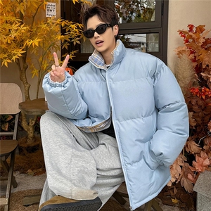 2025格子棉衣外套男女面包服加厚保暖棉服棉袄可二开P38-1661图片