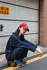 水洗牛仔连体裤，女装连体裤，梵蔻