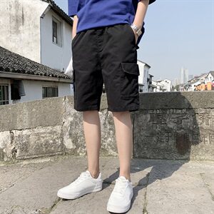 工装休闲短裤男潮牌潮流五分裤夏季中裤宽松薄款运动马裤S503图片