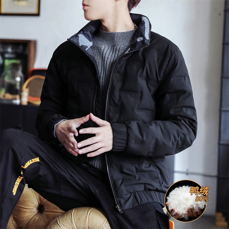 冬天羽绒服男2021新款立领羽绒外套潮DS570T，男装羽绒服，电商A102