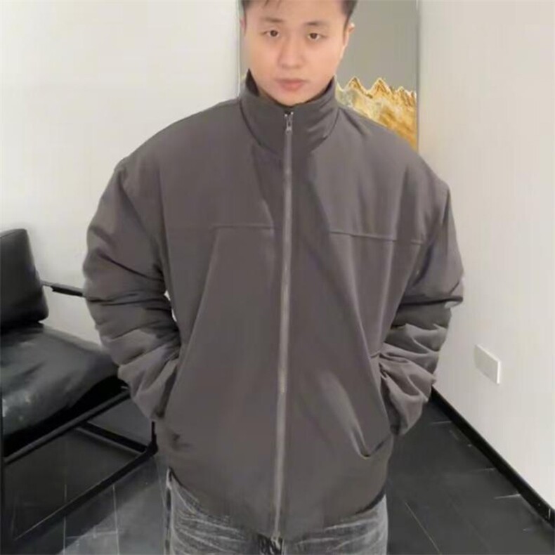 26春装新款美拉德立领飞行夹克boxy廓形休闲百搭外套上衣JK6500,男装夹克,电商A486-1