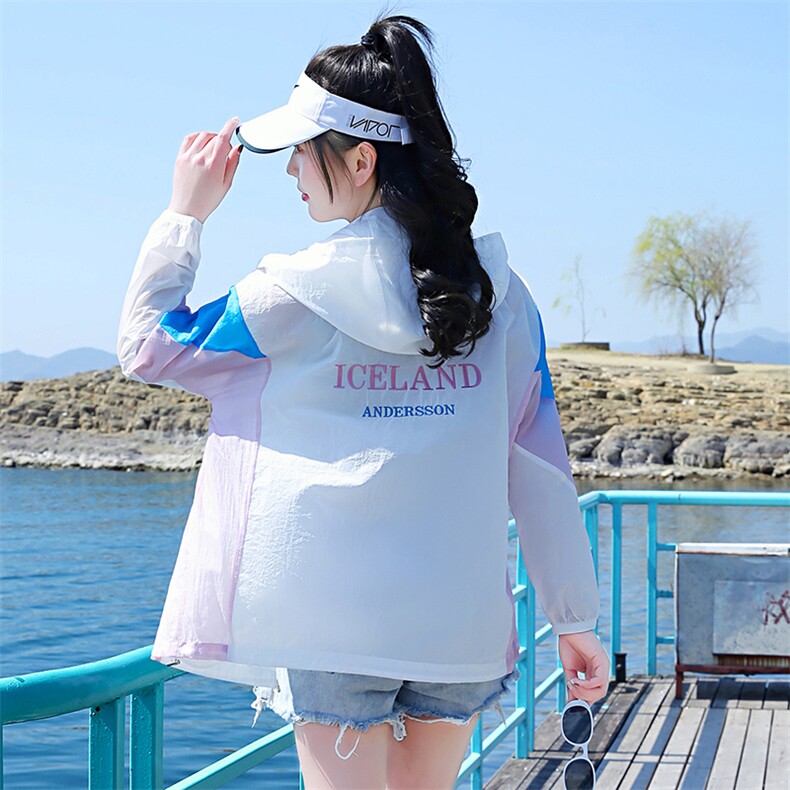 夏季新款防晒衣女小个子2023轻薄透气防紫外线户外女款防晒服外套,女装防晒衣,浙宝281