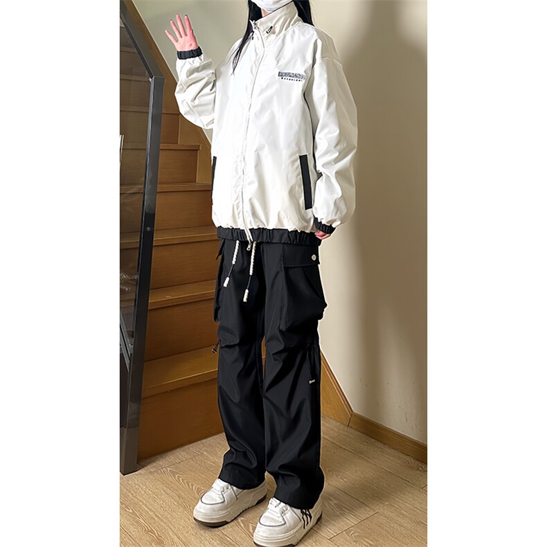 港风美式vibe潮牌宽松百搭刺绣双面穿夹克XZ213-JK8865-P98控128,男装夹克,星座213