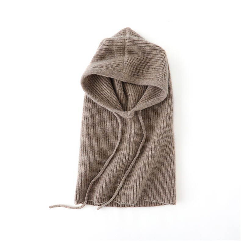 秋冬新款山羊绒护耳针织帽子女冬季保暖防寒，帽子，轩妮羊绒