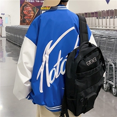街头潮牌棒球服外套男女春秋薄款waitmore工装开衫夹克JK8822-P60，男装夹克，星座1008