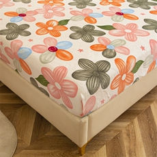 新款双面印花牛奶绒单床笠，床品套件，一起卖家纺