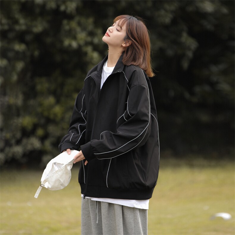 新款秋季中性风冲锋衣立领夹克男现货DSA157B-J1567-75,男装夹克,电商A157B