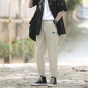 日系复古街头潮牌蓝标时尚工装裤男潮流宽松长裤休闲裤638图片