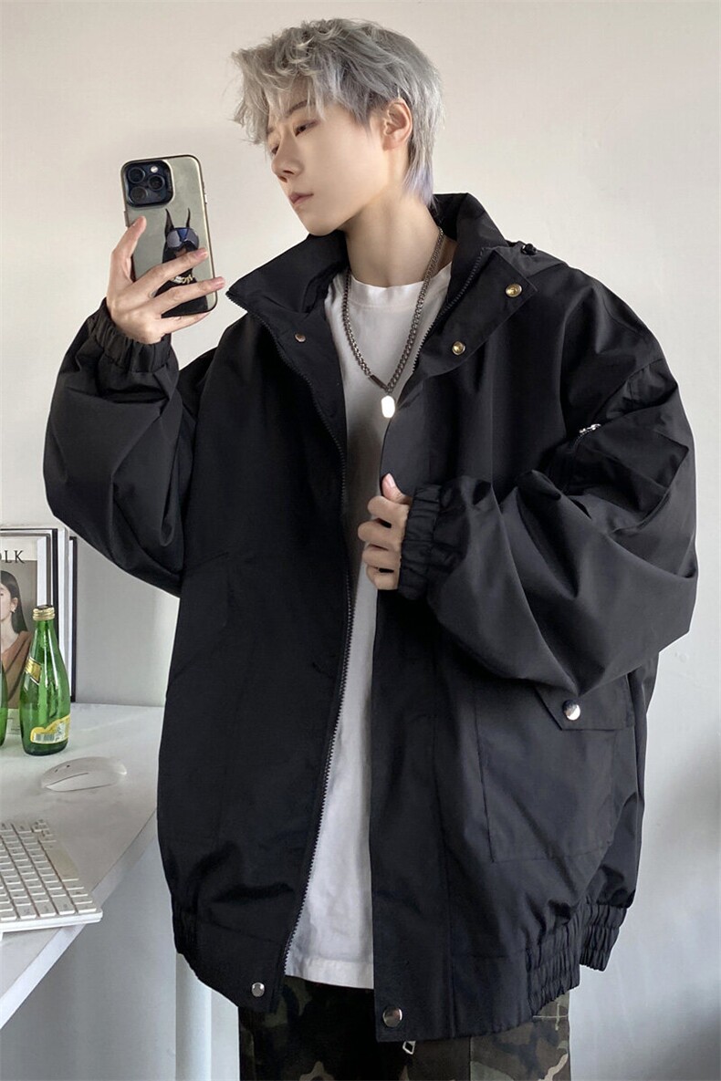 冲锋衣男款户外登山服山系外套防风防水连帽夹克J2501P85控118,男装夹克,电商A157