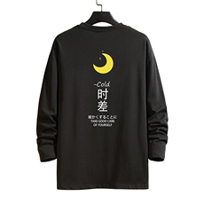 TX3047-P25加绒款-P35纯长袖t恤男大码圆领打底衫体恤砖墙，男装T恤，电商A040A