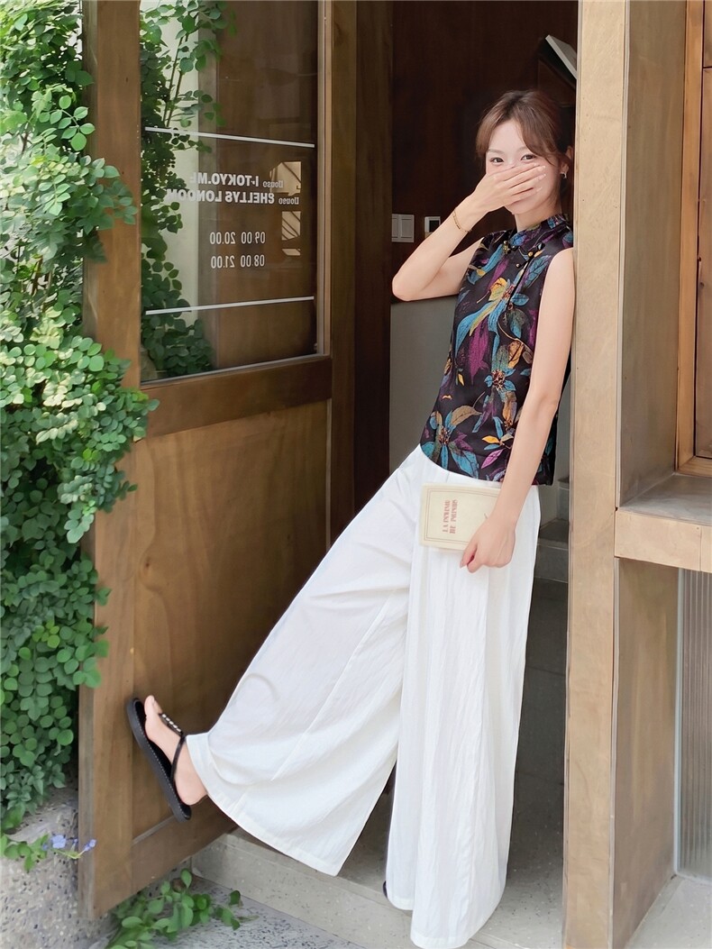 2026年夏季植物花卉时尚潮流轻薄两件套,女装套装/套裙,秀美人生