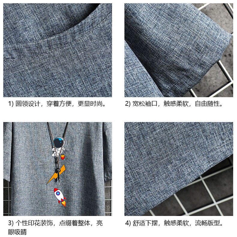 ZT71165-P35风复古亚短袖男t恤男半袖网格控48,男装T恤,电商A040A