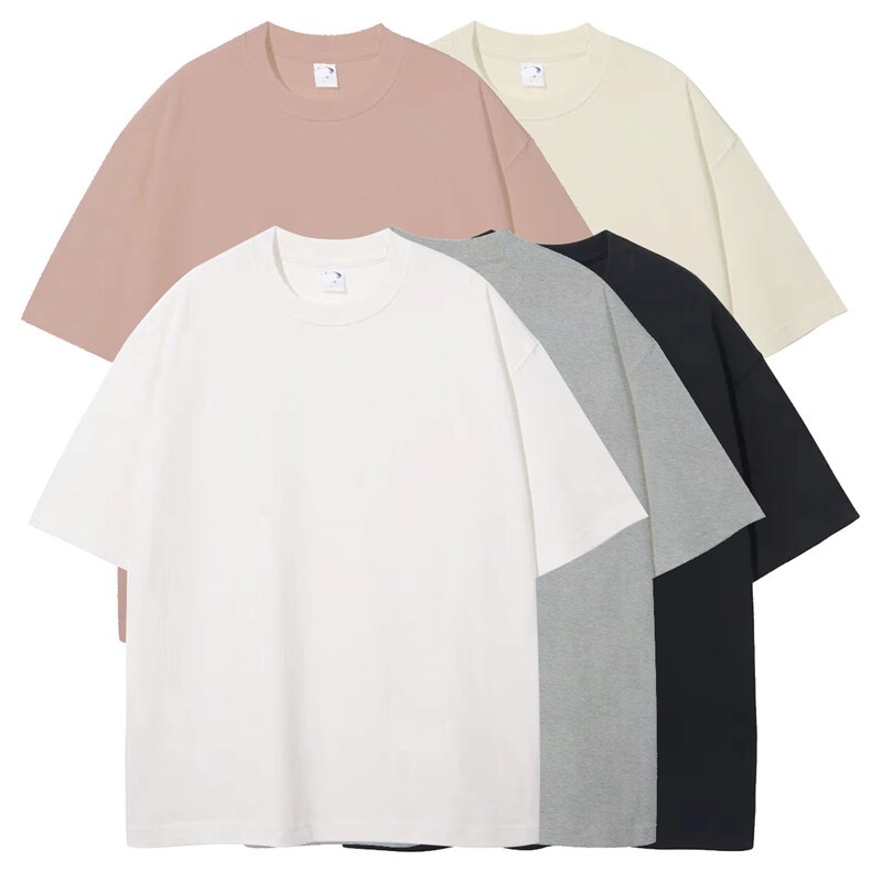 703-1-T8808-P45抖音聪明陈液态棉高克重重磅T恤，男装T恤，星座703-1