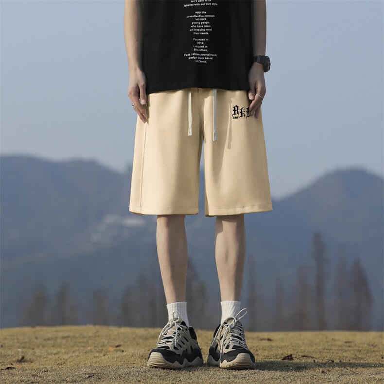 华棉夏季潮牌清凉休闲百搭宽松五分裤柔顺亲肤XD1715特批29,男装牛仔裤,星座718