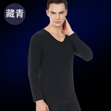 0664冬男士保暖套装修身秋衣秋裤青年无痕加绒加厚发热内衣，女装背心吊带，星座510A-1
