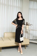 气质连衣裙，女装连衣裙，蓝芝衣秀