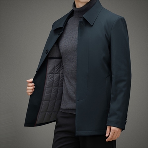 CSMF99985钱塘2020-2冬季厚款商务休闲简约中年男士棉服P112