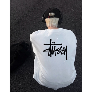 可48小时发货支持抖音得物来样二开美式满天星亮片短袖T恤MTX698