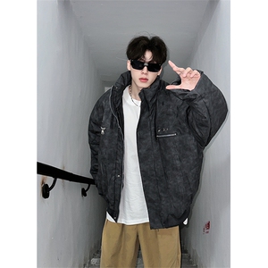 405A  美式复古个性金属设计短款皮衣棉服 MY24916-特批108控178图片