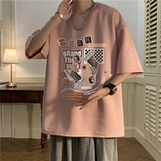 麂皮绒短袖t恤男大码半袖男JD82282-P25，男装T恤，电商A040