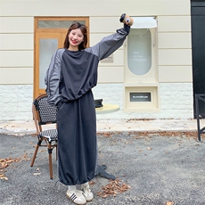 26新款现货大货已到店撞色卫衣套装6831-P165-K248，女装套装/套裙，2D034