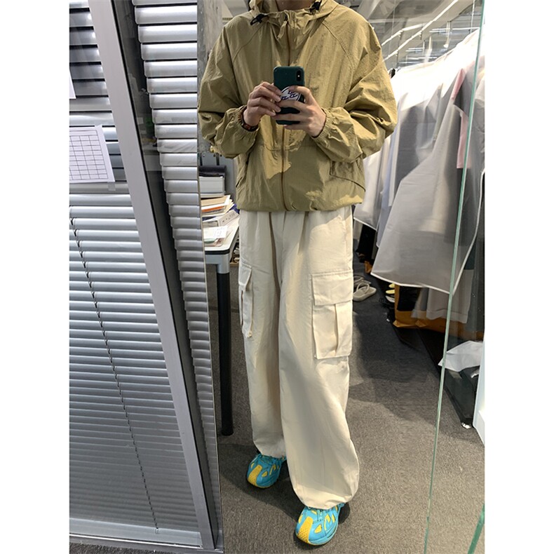 B221美式ins街头hiphop宽松工装休闲裤子LK23121-P65控88,男装休闲裤,电商B221