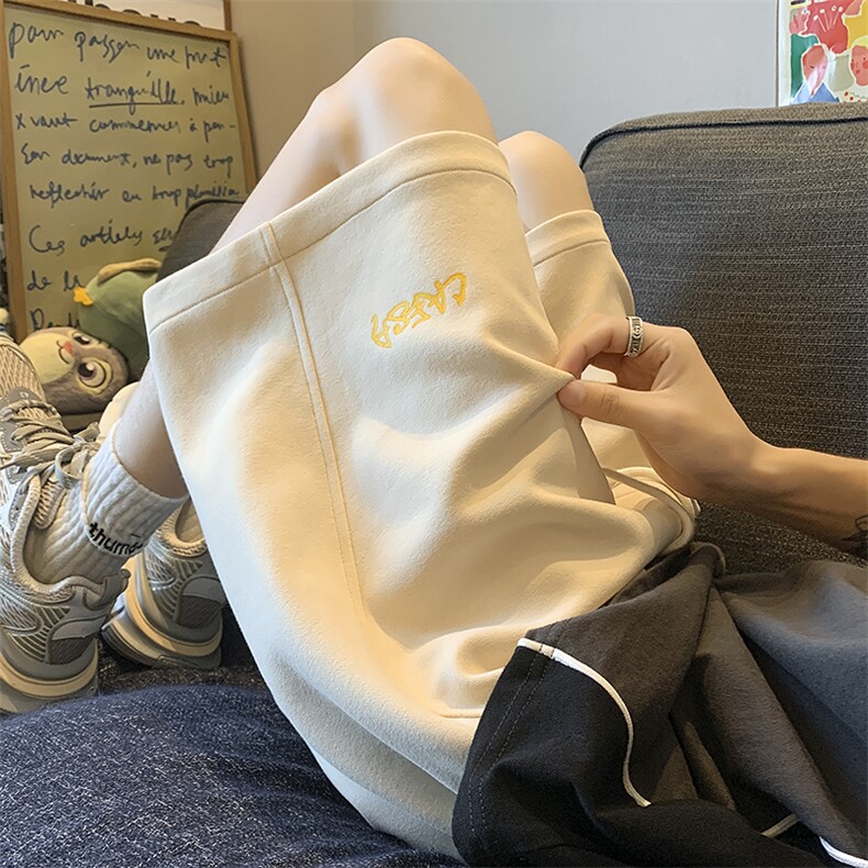 重磅纯棉趣味印花针织短裤XZ604-DK806-P35控48,男装牛仔裤,星座604