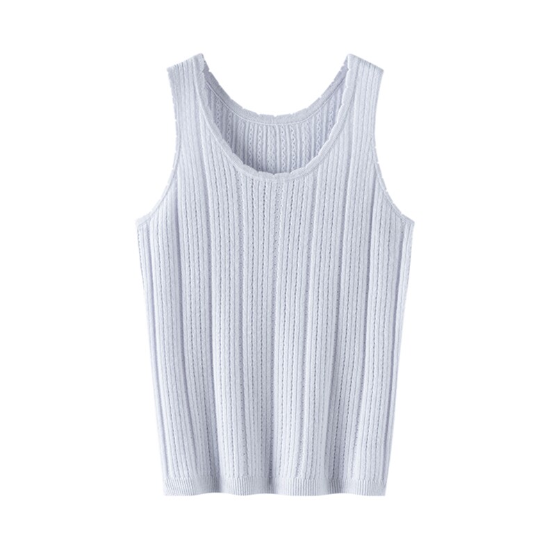 100纯羊绒针织吊带背心女U领秋冬无袖打底衫小内搭贴身穿简约百搭，女装马甲，启东羊绒
