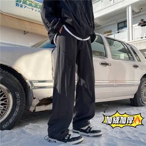 2025冬季拉链褶皱设计冲锋裤K23555-p50控68加绒K23555JR-p60控78图片