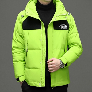 羽绒服男2023冬季加厚保暖外套新款中青年休闲连帽白鸭绒上衣男装图片