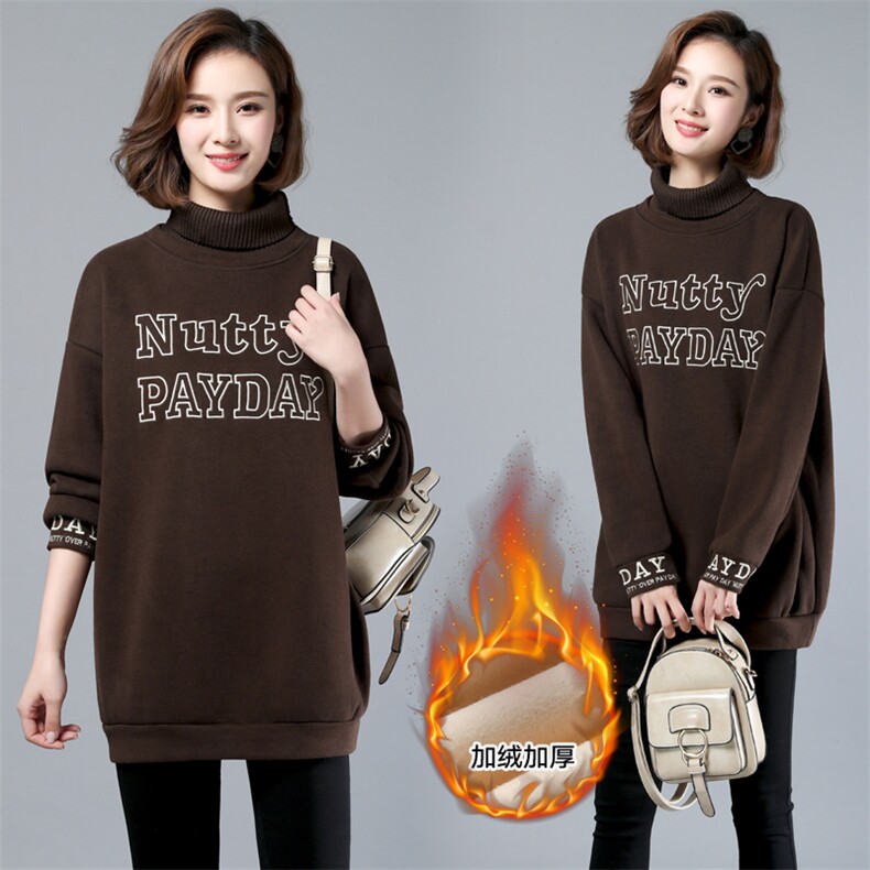 休闲时尚潮流卫衣/绒衫气质2020年冬季长袖宽松优雅，女装卫衣/绒衫，简韵佳